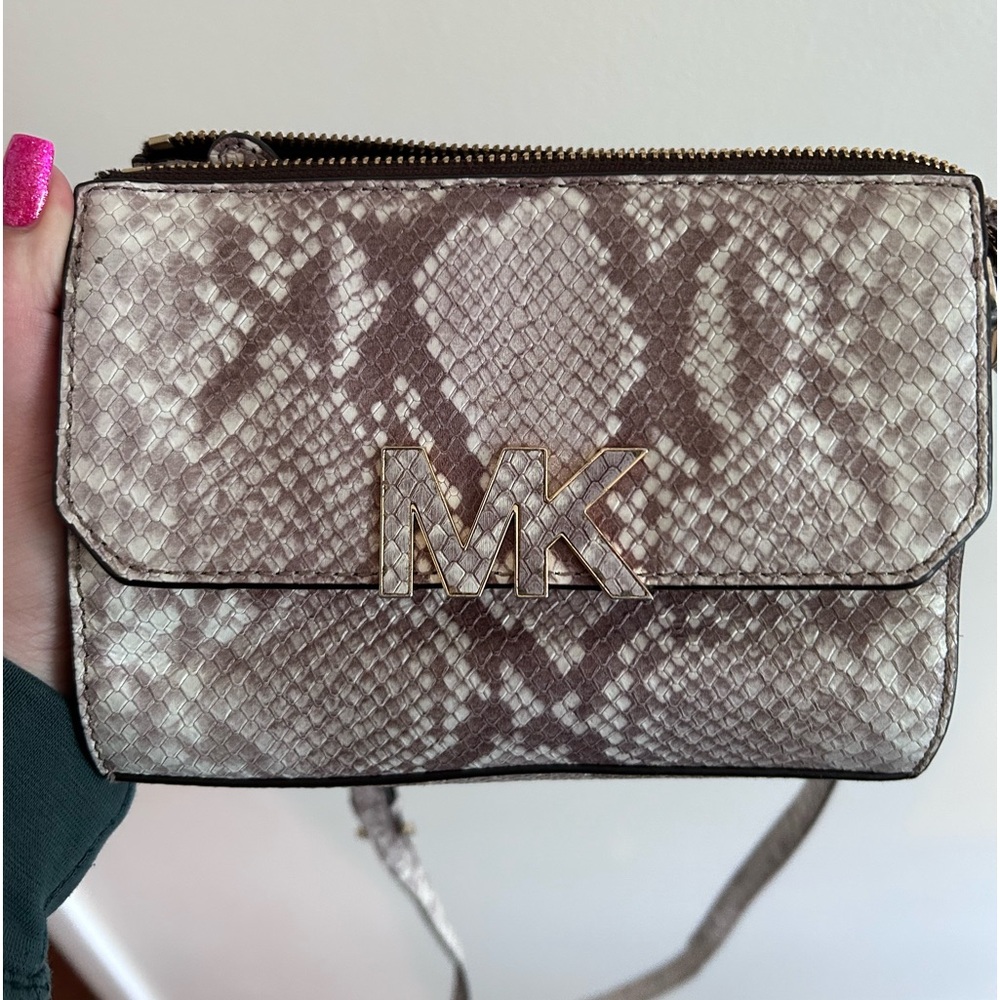 Small Crossbody Michael Kors Snake Skin Purse